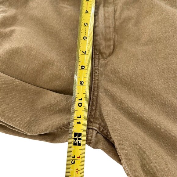 Faded Glory Mens Khaki Casual Cotton Shorts Size 28 chino summer Preppy Beige - Picture 8 of 9